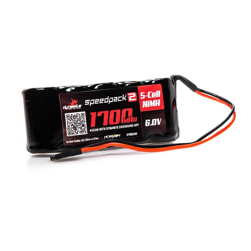 Dynamite Speedpack2 6V 1700mAh 5C NiMH Flat Rece